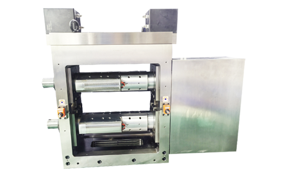 Hot press welding unit for sidesealing(patent structure)