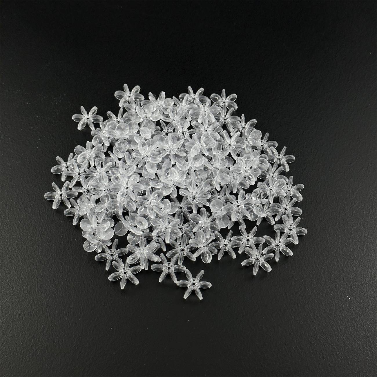[A-081] eight-leaf flowers transparent