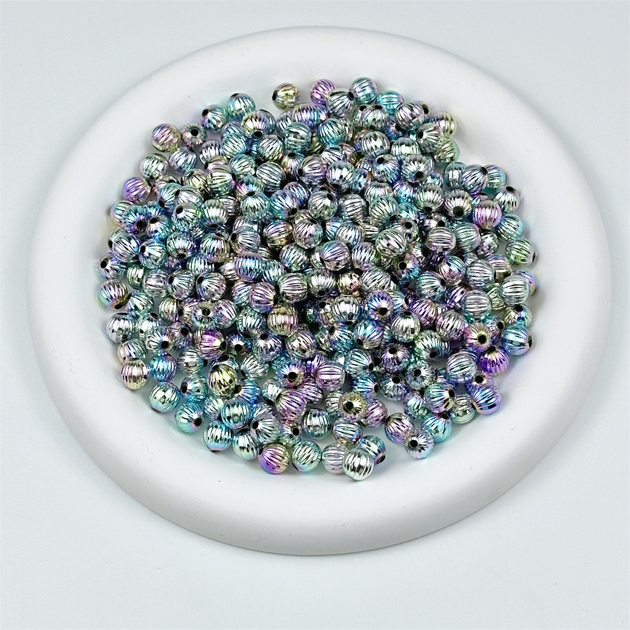 [A-117] 8mm lantern color silver
