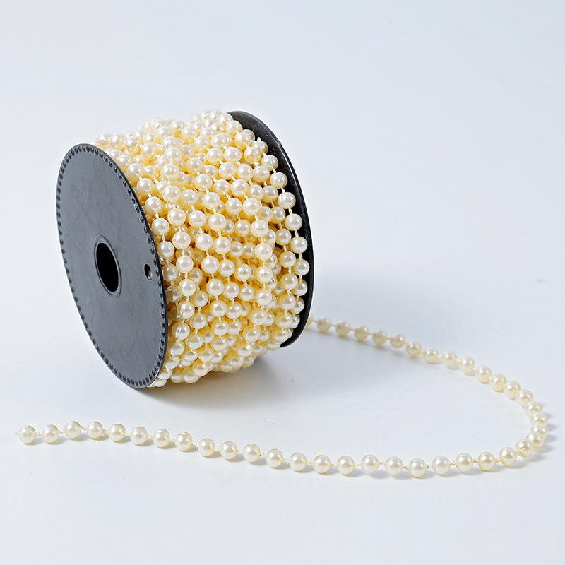 [B-006] 5mm ABS connecting bead (imitation pearl)