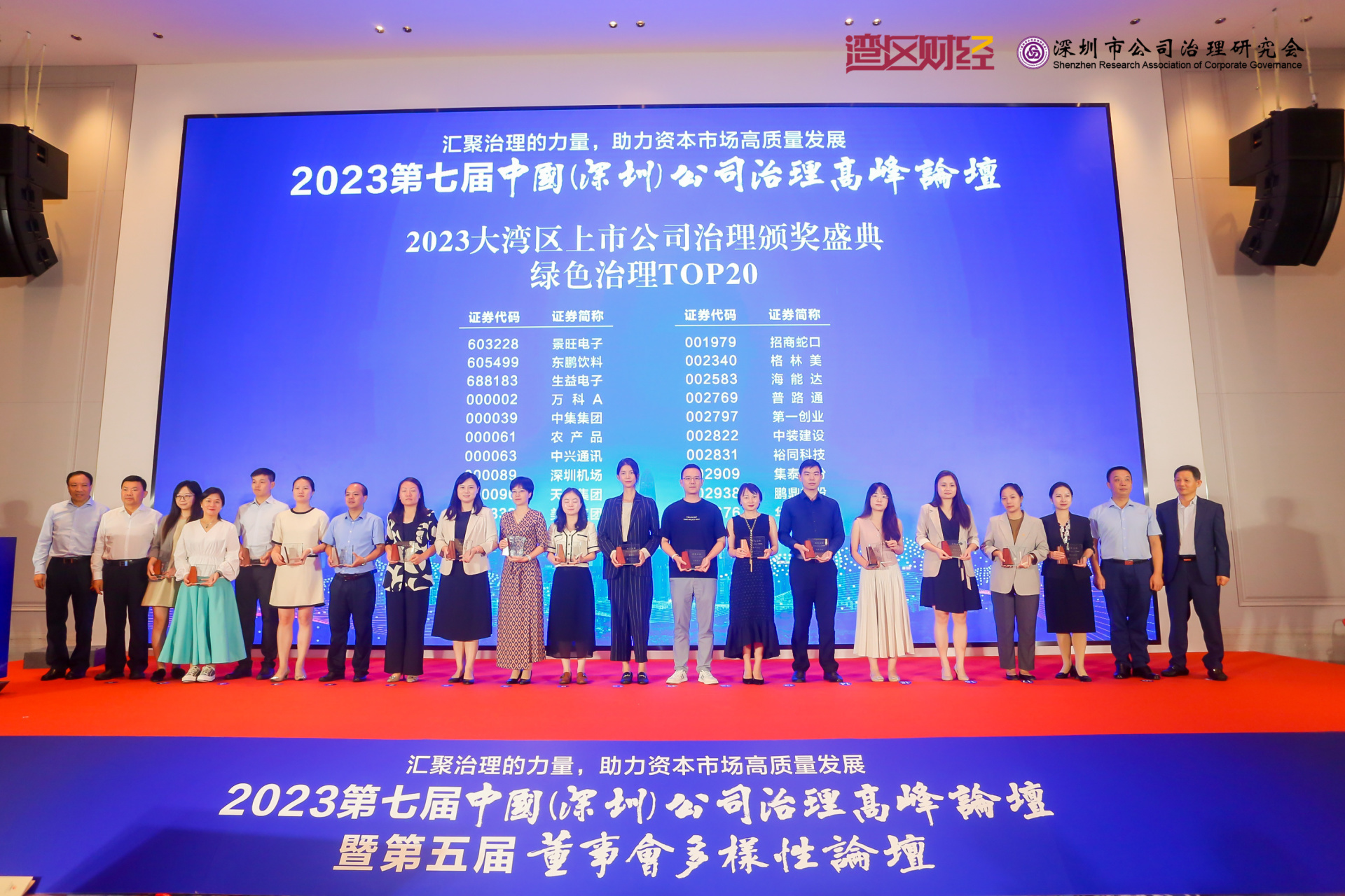 集泰股份入选“2023大湾区上市公司绿色治理TOP20”