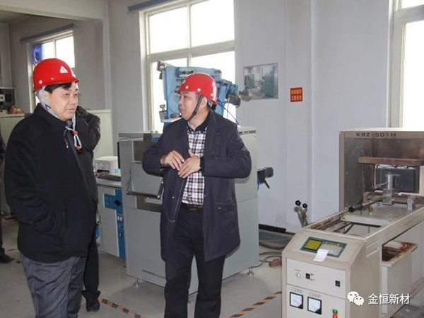 焦作市科技局領(lǐng)導蒞臨公司調研指導