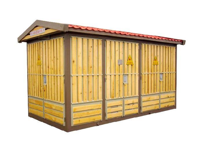 YBM Box Substation - Landscape Box Substations (Anti corrosion Wood Strip)
