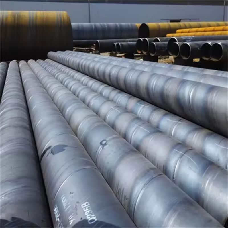 Spiral welded pipe