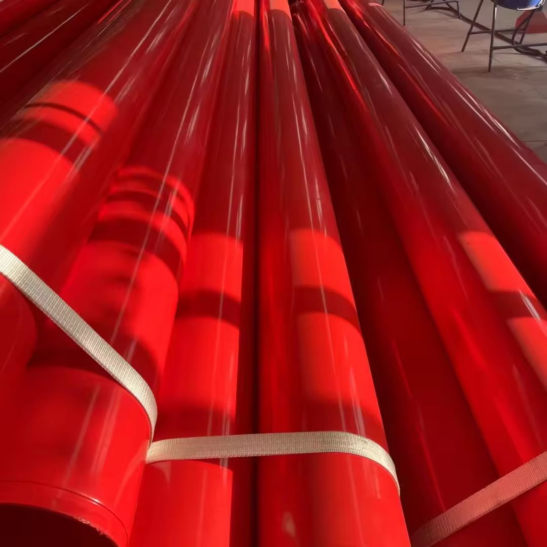 Plastic coated composite steel pipe
