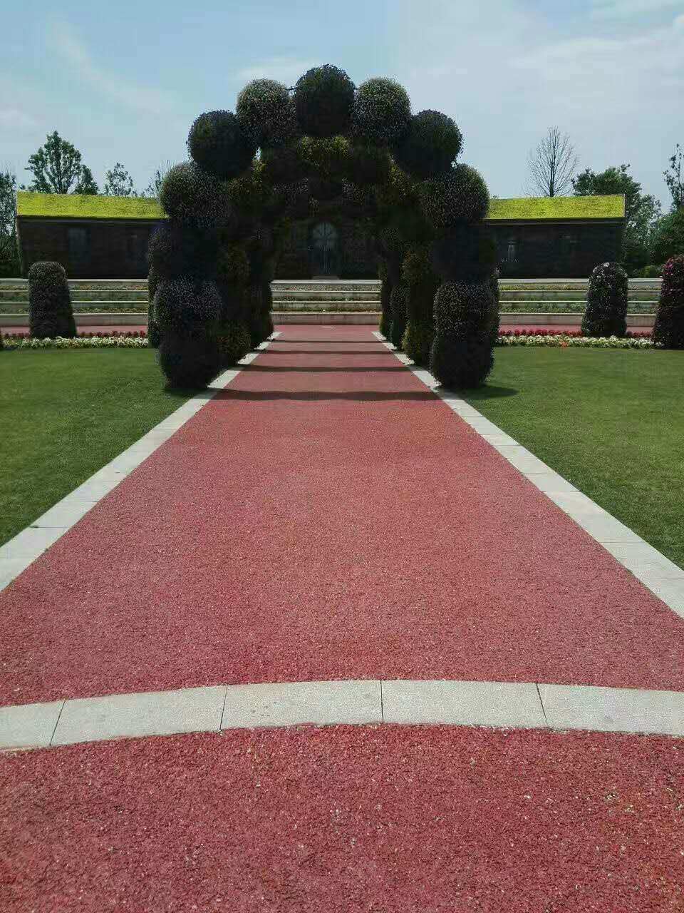 彩色透水混凝土艺术/江西抚州花语梦园 彩色透水混凝土艺术/江西抚州花语梦园
