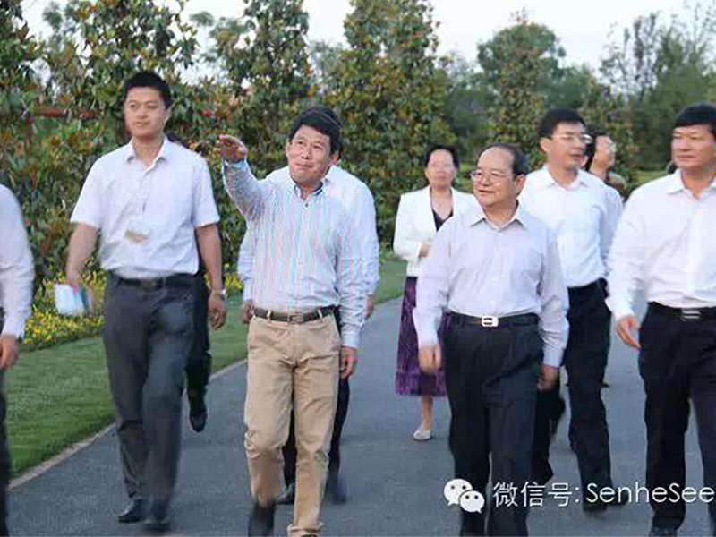 江西省委书记鹿心社视察森禾抚州“花语梦园”公园
