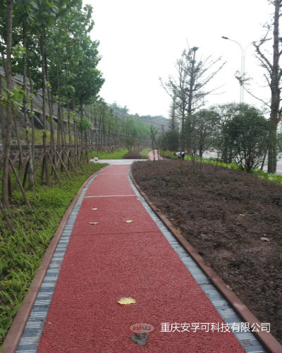 四川内江甜都景观大道 / 彩色生态透水混凝土路面 四川内江甜都景观大道 / 彩色生态透水混凝土路面