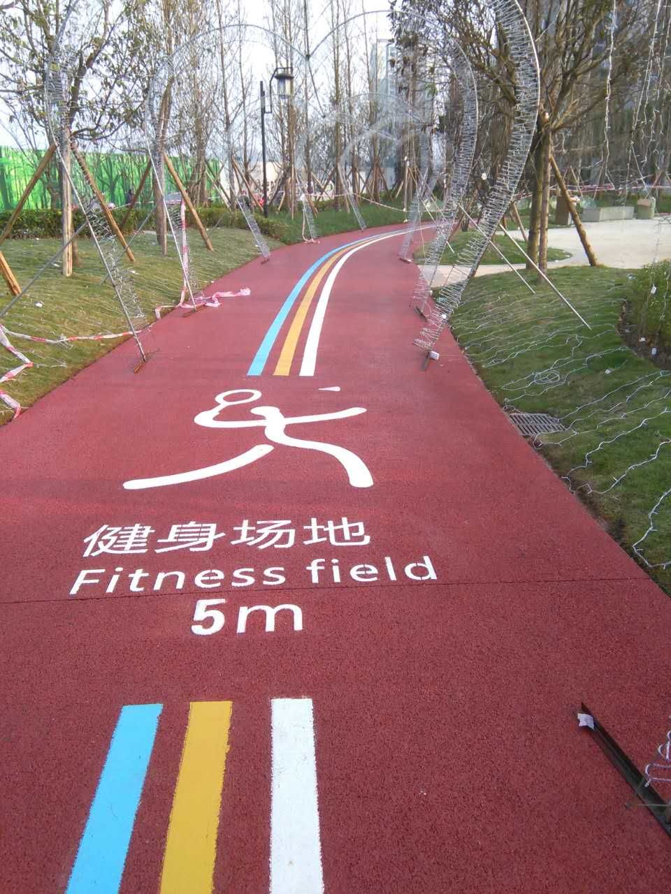 彩色透水混凝土艺术地面/大足中央绿地公园 彩色透水混凝土艺术地面/大足中央绿地公园