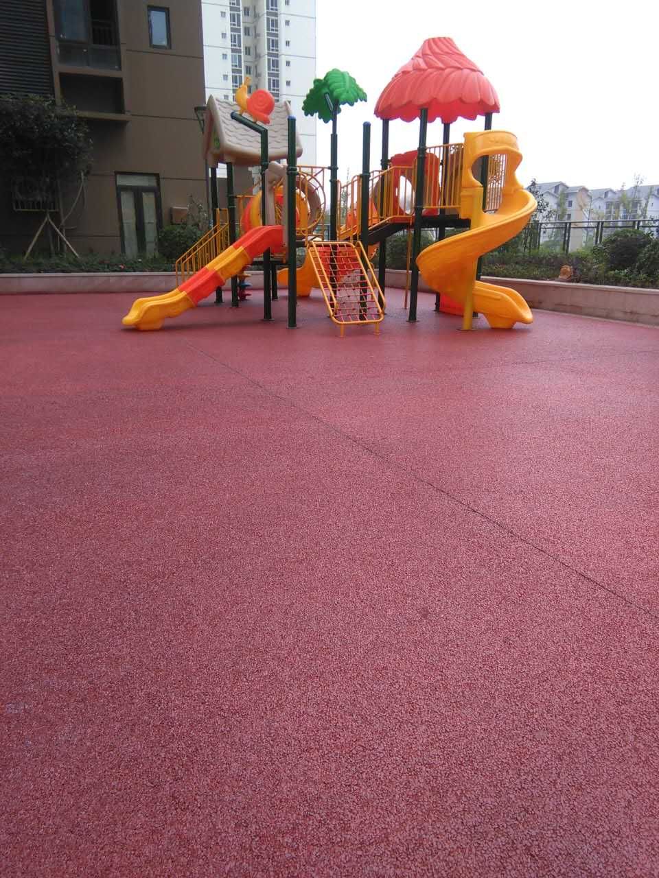 彩色透水混凝土艺术地面/永川朱沱镇铭祥港桥 彩色透水混凝土艺术地面/永川朱沱镇铭祥港桥