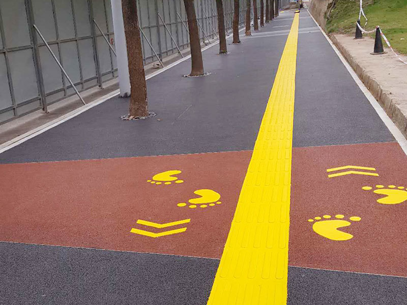 洗砂路面