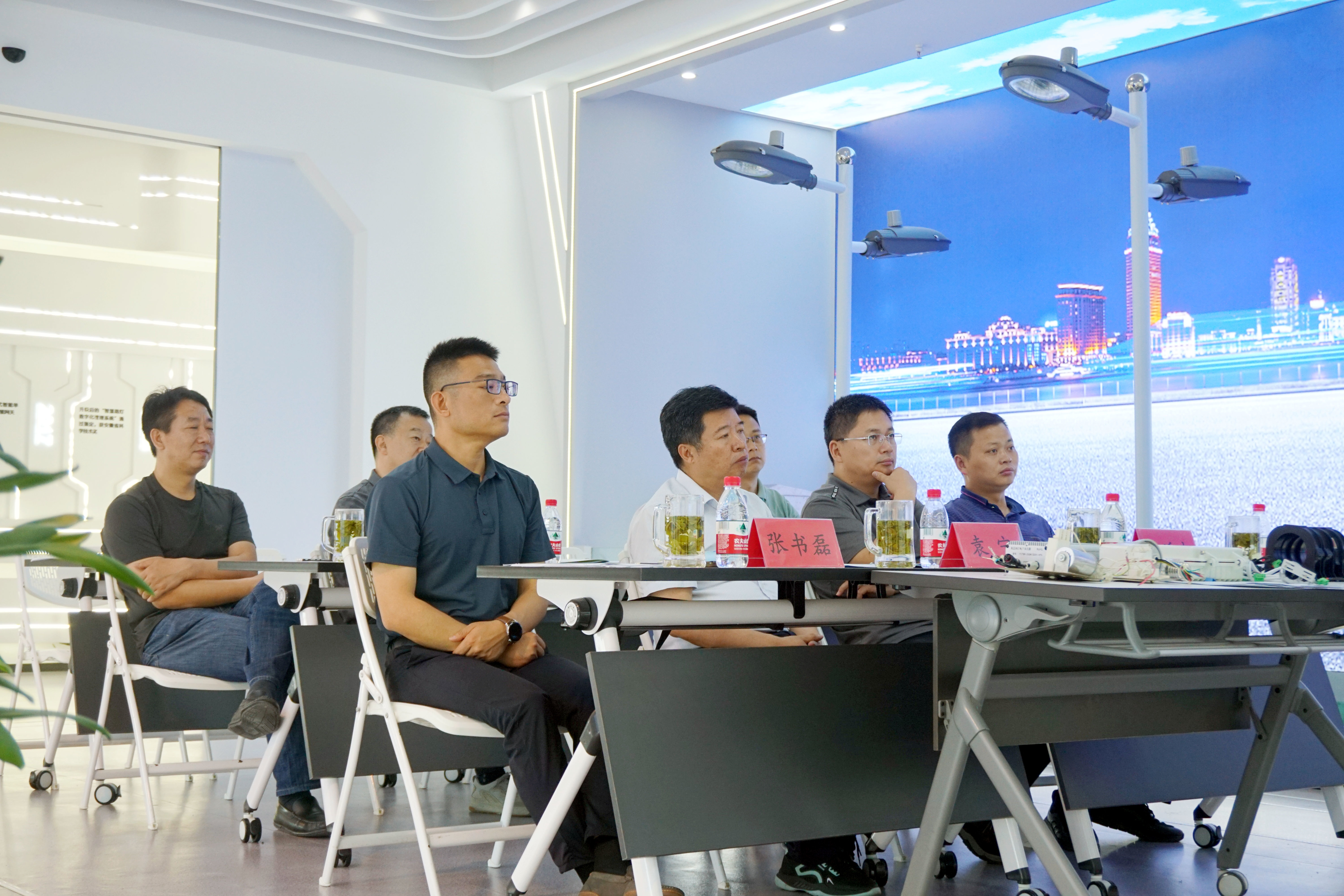 合肥市高新区党工委委员、管委会副主任袁宁一行到访大明智联科技调研指导工作