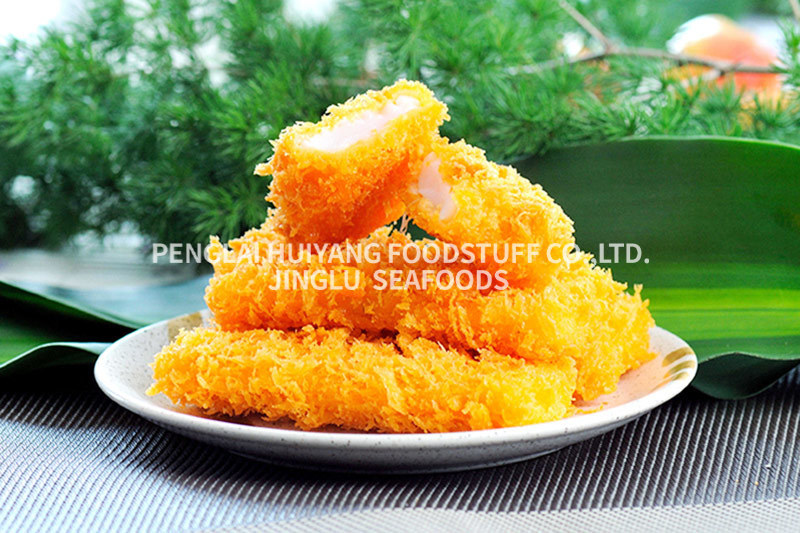 Breaded squid fillet