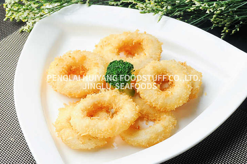 Breaded squid ring