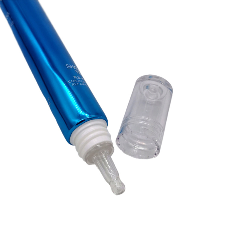 15g 25g Cosmetic Package Eye Cream Squeeze Tube Eyes Ointment Essence Cream Packaging Tube with Transparent Cover