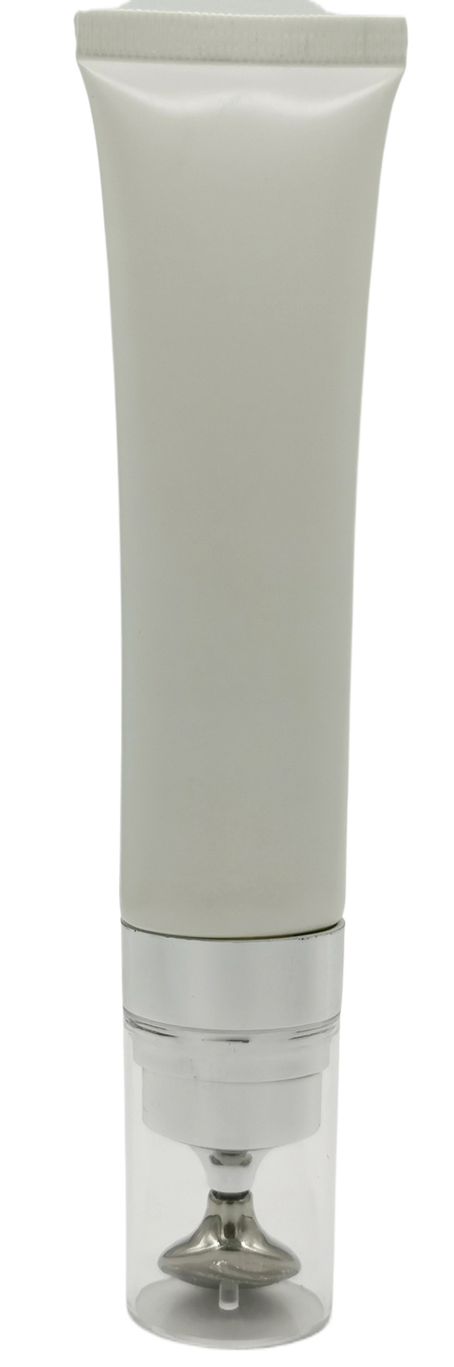 Plastic Tube Flat White Logo OnTube Plastic Packaging Eye Empty Airless Cream Tube For Cosmetic Packaging