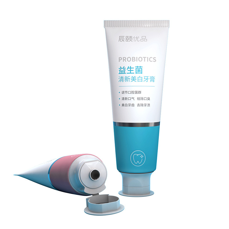 Manufacturing 50g 100g 120g cosmetic packaging plastic tubes toothpaste cream squeeze tubes