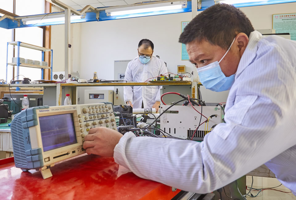 R&D center testing scenario