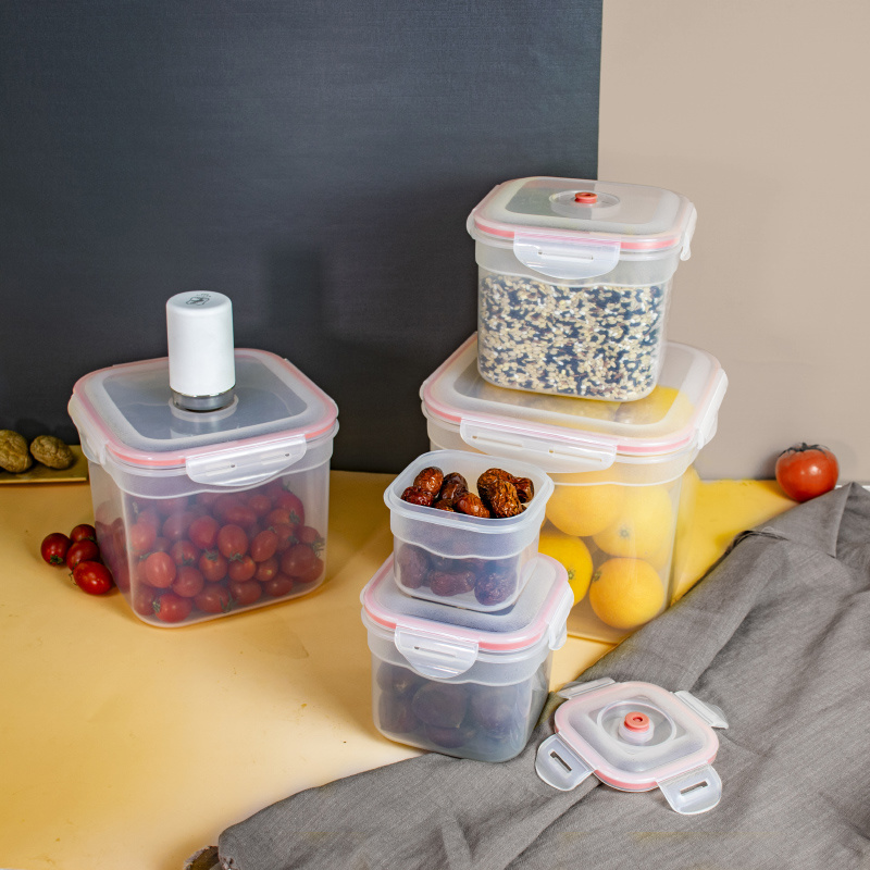 Vacuum food storage container 5