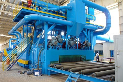 Principaux composants et fonctions de la machine de grenaillage de paroi extérieure de tube en acier