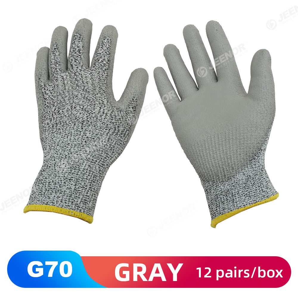 G70 Gray HPPE Gloves