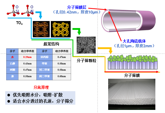 分子筛膜技术