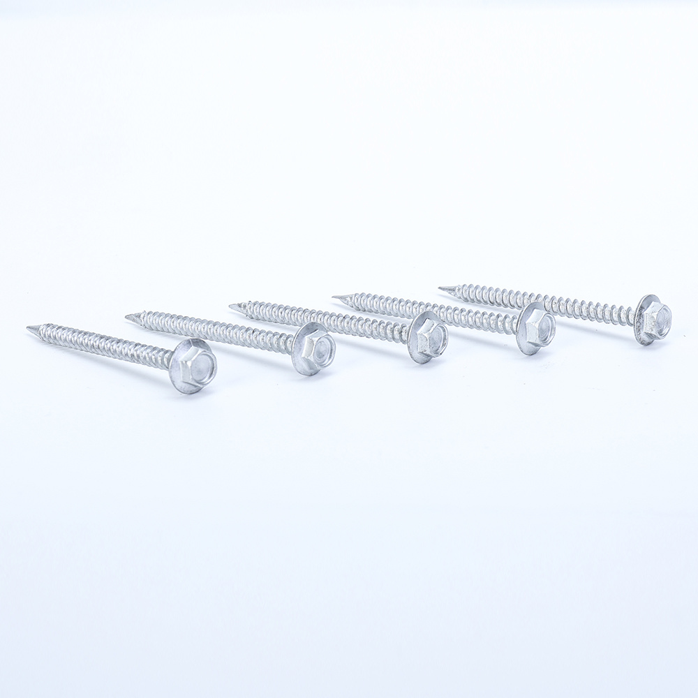 Hex flange head self tapping screw