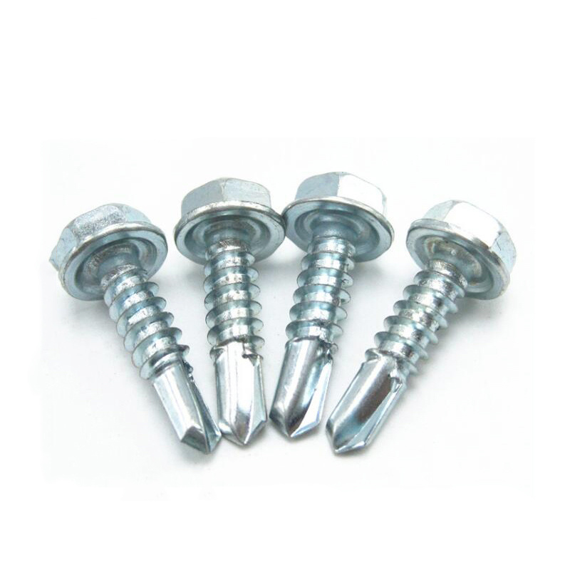 Hex head self drilling screw