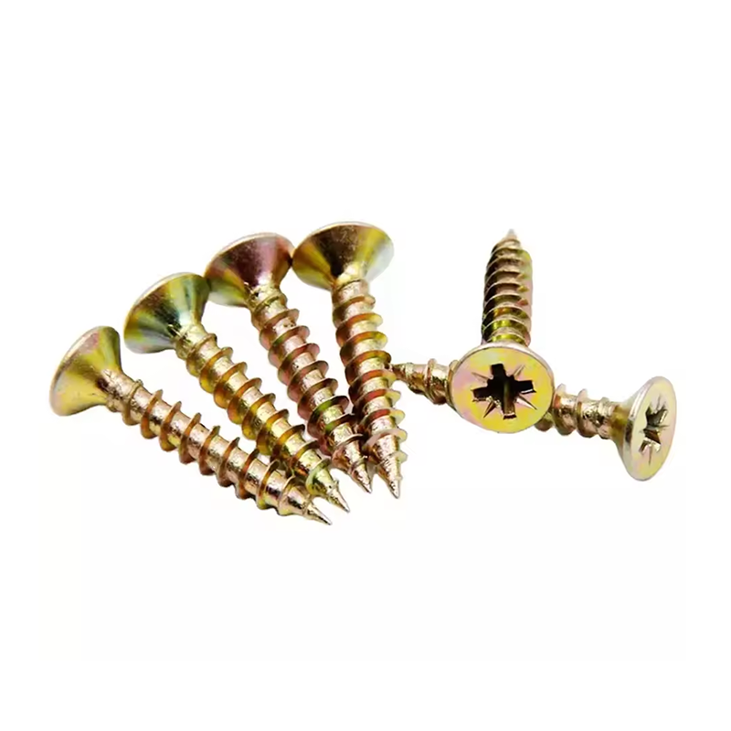 Chipboard screw Pozidriv Cross Recessed