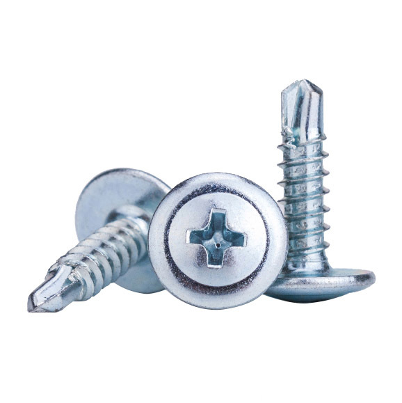 Truss wafer head self drilling screw