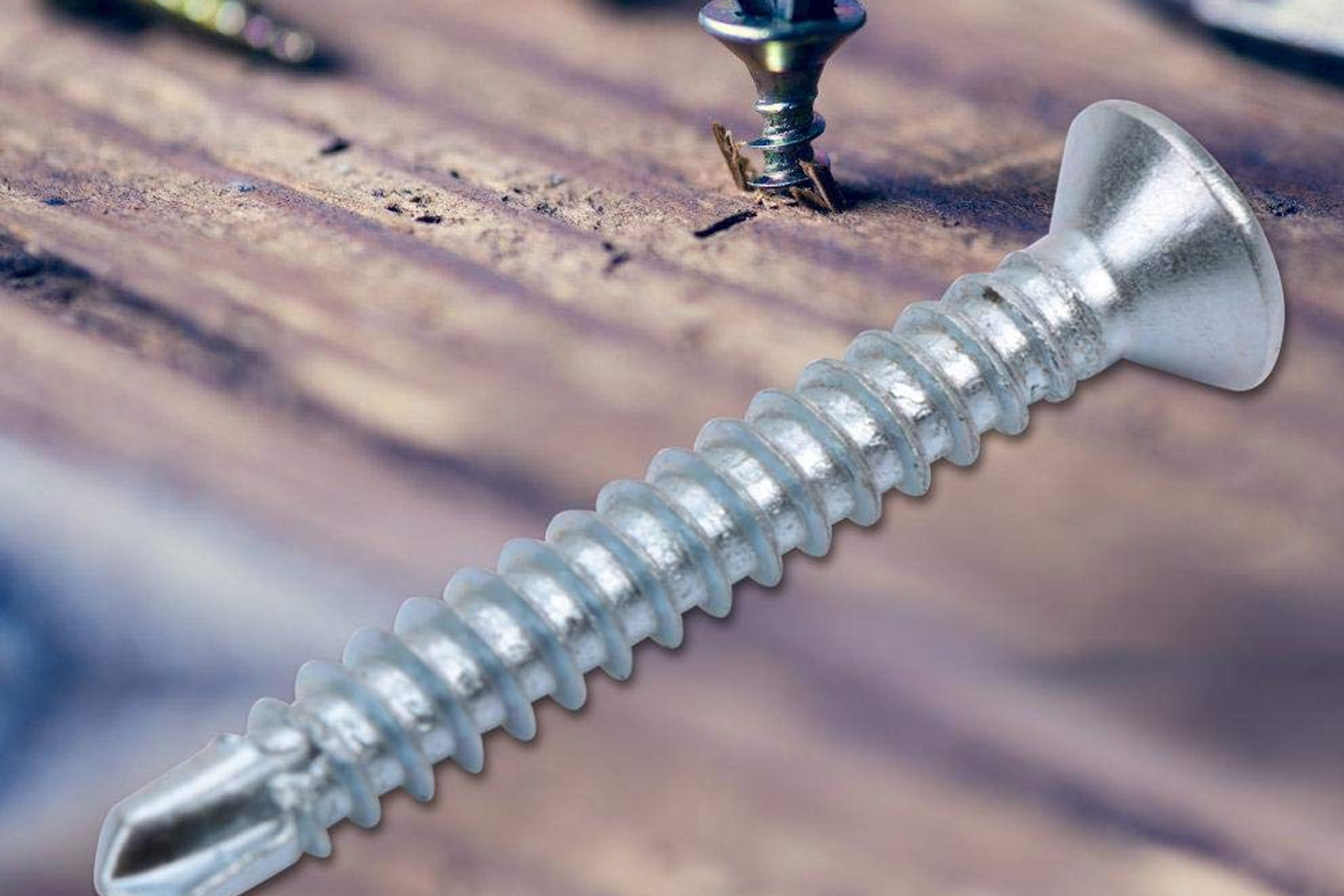 Drill tail screws using tips