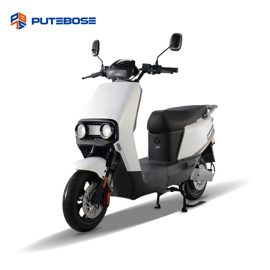 Electric Moped Model-318 Adult Electric Motorcycles Dual Battery Optional