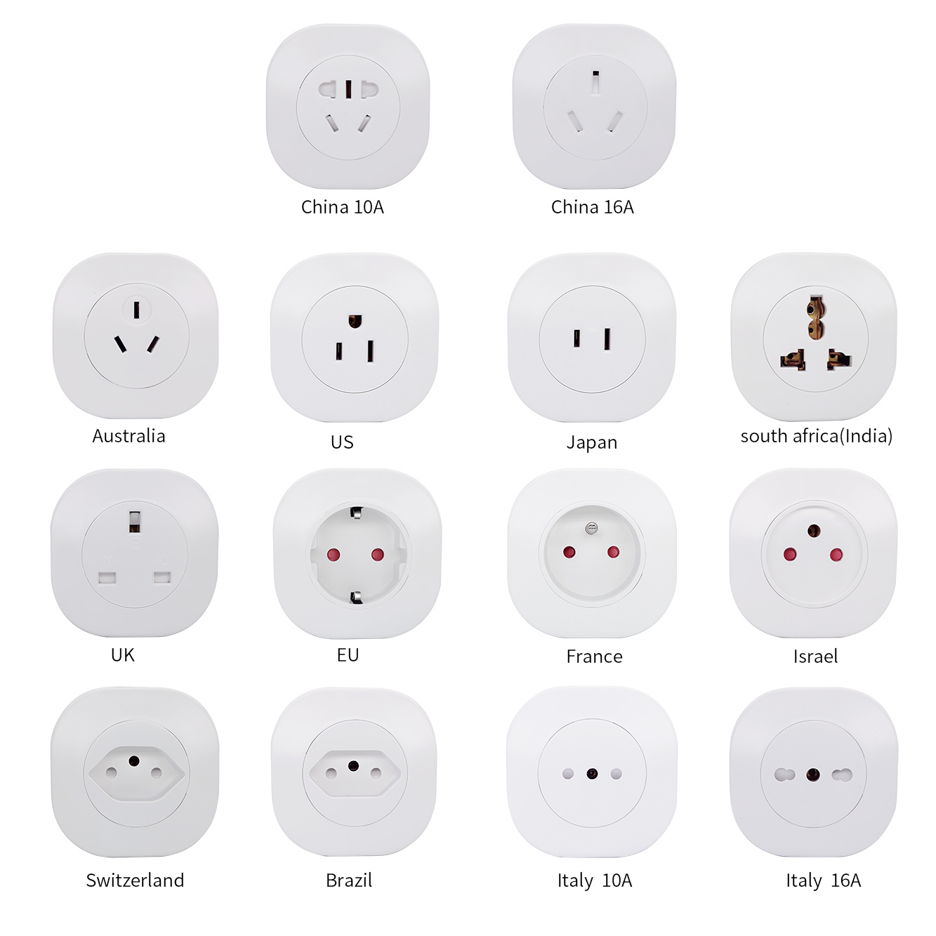 Tuya Wifi Socket Smart Socket supplier Wifi switch Support smart Life App