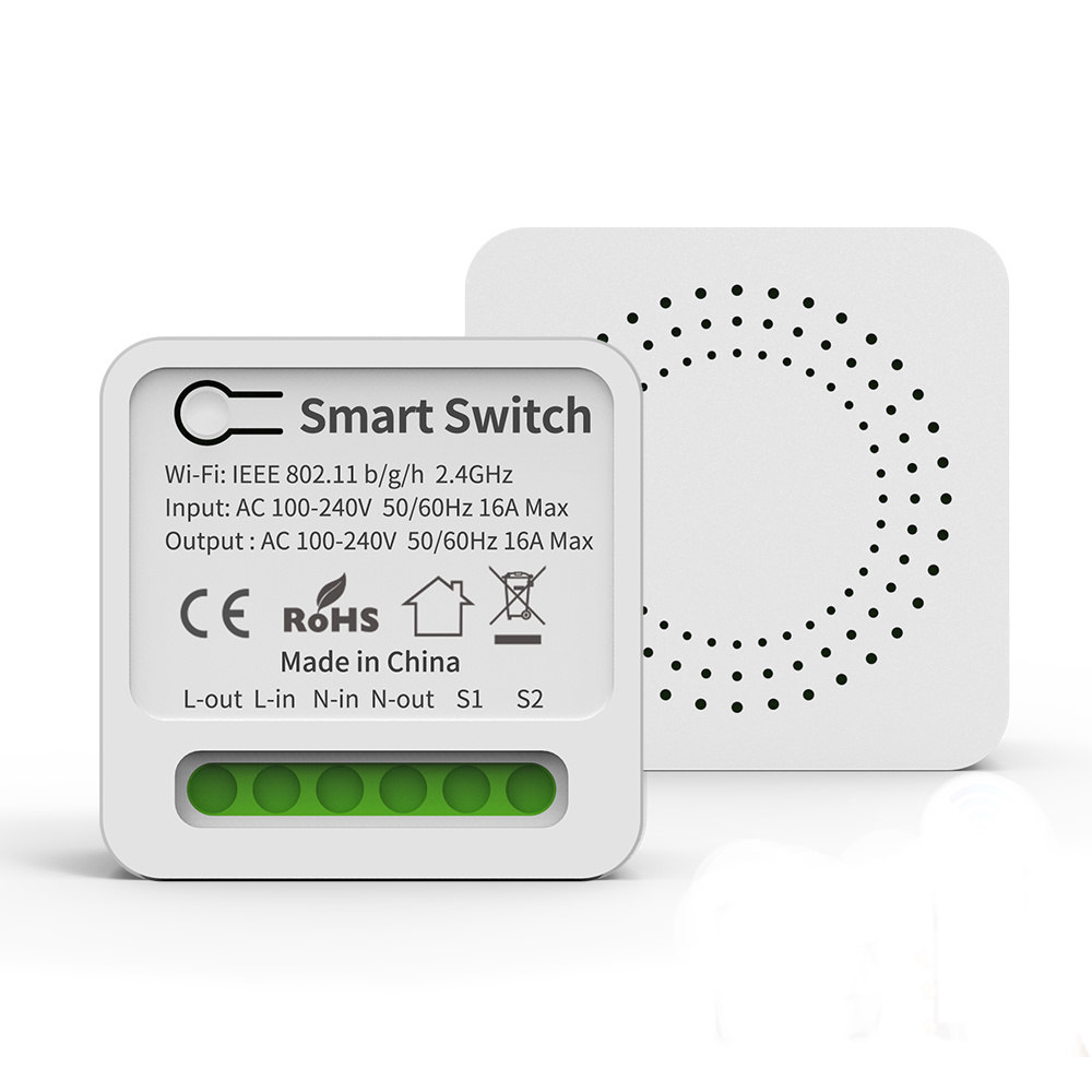 Умный переключатель Tuya WiFi DIY-переключатель работает с приложением Smart Life Google Главная Голосовое управление Alexa