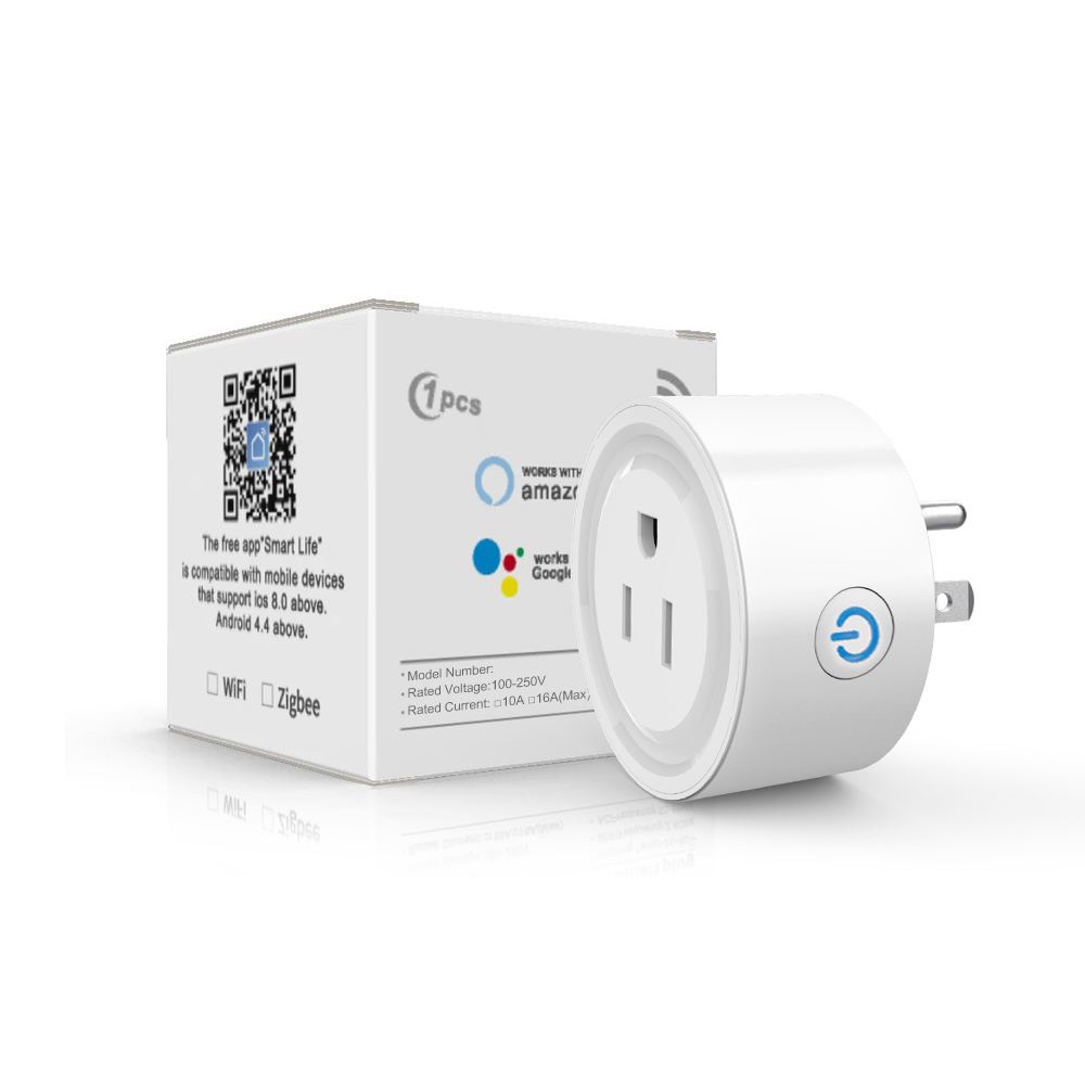 Умная розетка Tuya ZigBee US Smart Plug работает с приложением Smart Life Voice Alexa Google Главная
