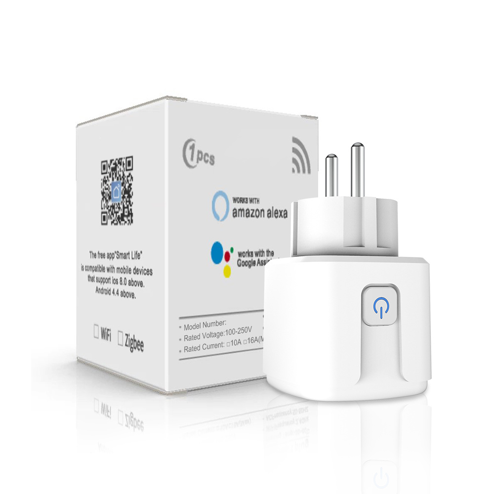 20A/16A Tuya Wifi розетка ЕС Plug Smart Socket поддерживает приложение Smart Life