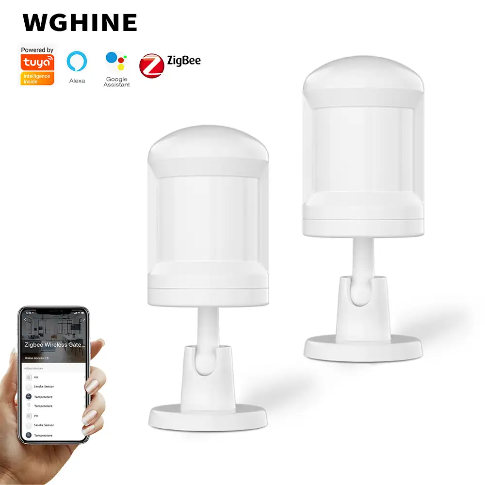 SAMTRUL Tuya ZigBee 3,0 PIR умный датчик человеческого тела беспроводной детектор движения система охранной сигнализации для Alexa Google Главная шлюз