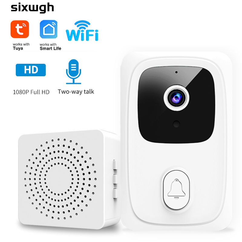 Tuya WiFi Video door bell camera doorbell Visual Door Bell Intercom Support Smart Life APP