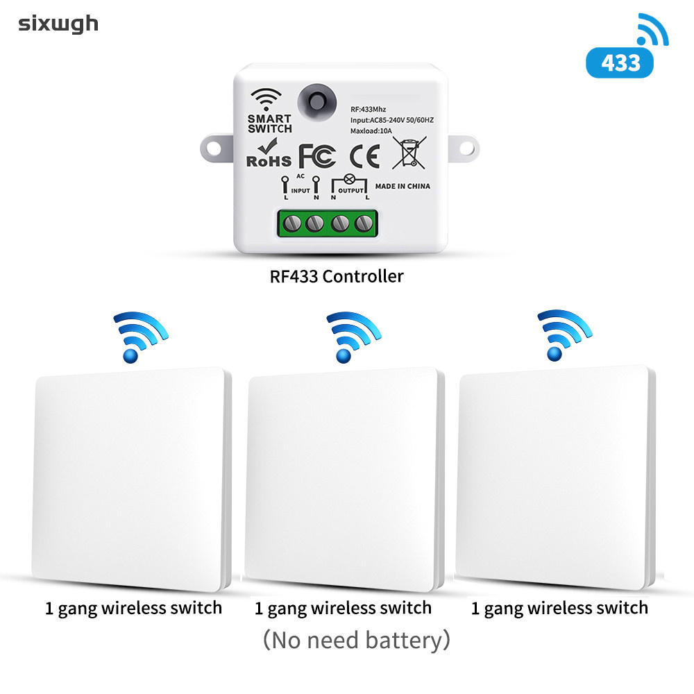 Wireless Switch RF Self-Powered switch Remote Control light lamp Switch Waterproof Switch