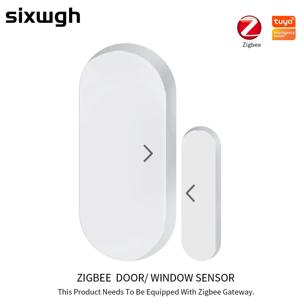 Датчик Tuya Zigbee Датчик оконной двери поддерживает умную жизнь APP-SIXWGH
