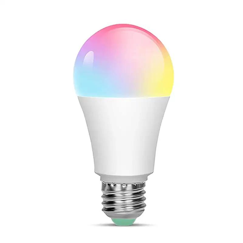 E27 WiFi Умная лампочка Цветная лампа RGB Работа с Alexa/Google Главная RGB Белый
