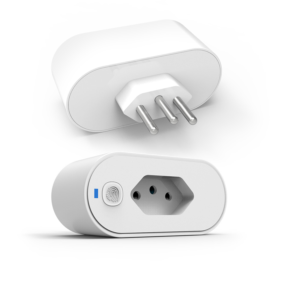 Tuya WiFi Smart Plug With Power Monitor Smart Socket 16A BR Standard