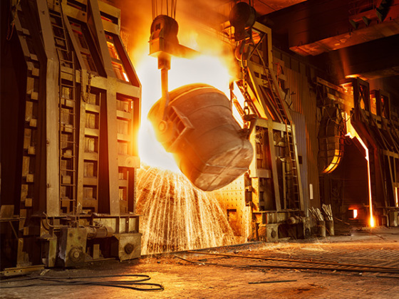 Iron and steel metallurgical industry