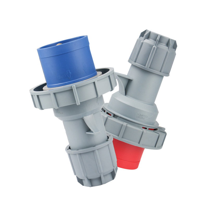 C series industrial aviation plug European standard socket connector gray three-phase waterproof site butt 3 core 4 core 5 holes