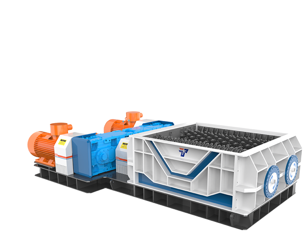 LIMESTONE DOUBLE ROLLER CRUSHER (REDUCER DRIVE)