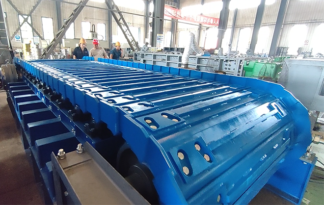 600-ton/hour heavy plate feeder project in Indonesia