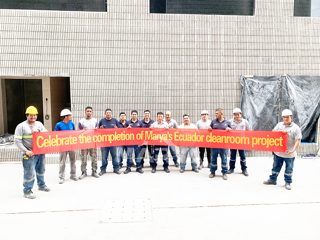 Ecuador Cleanroom HVAC Project Complete Perfectly