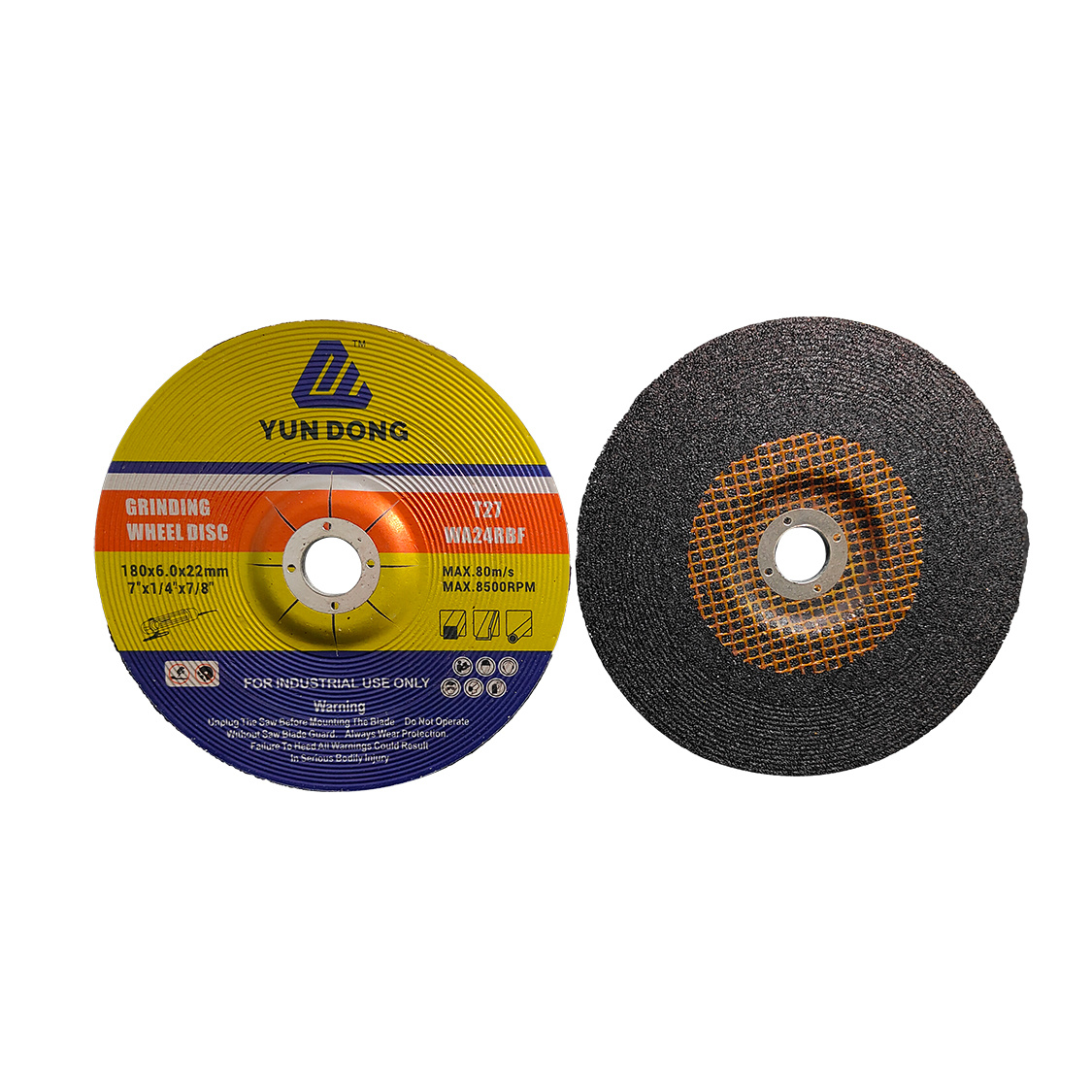 180*6 abrasive discs