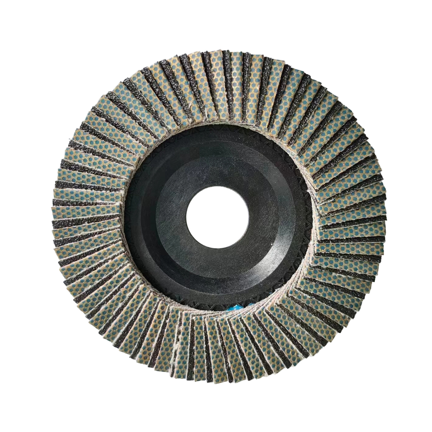 115mm 72-page blue lattice rubber-covered diamond sprocket wheel