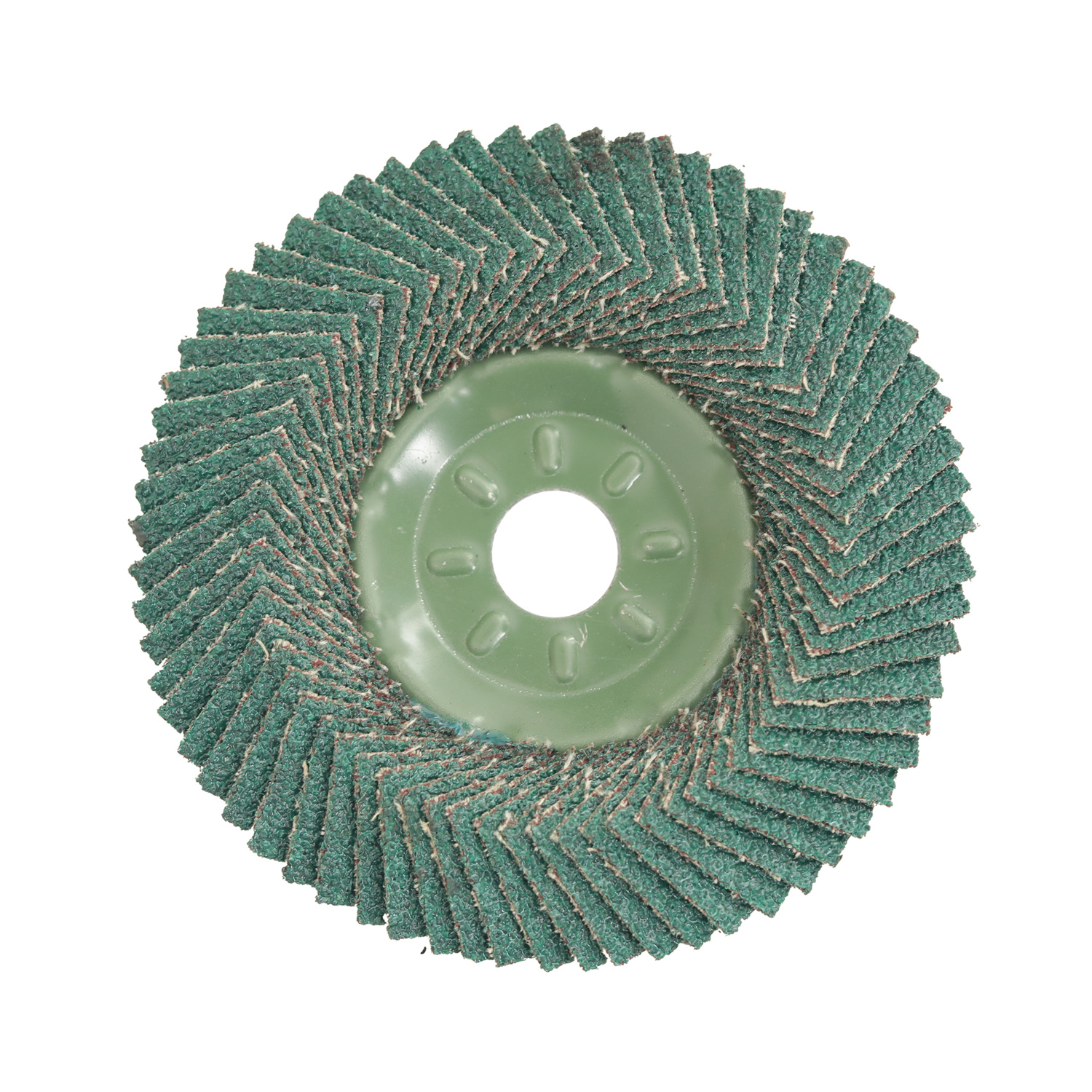 Green Segmented Burnt Iron Covered Shuttering Wheels